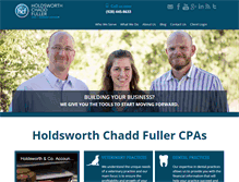 Tablet Screenshot of holdsworthcpa.com